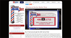 Desktop Screenshot of pavilionbarbershop.com